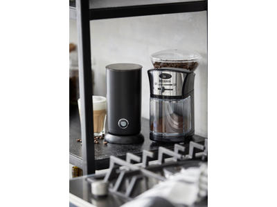Kaffekværn sort/sølv